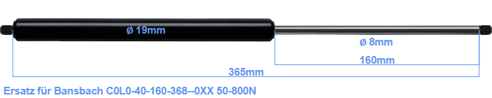 Bansbach C0L0-40-160-368--0XX