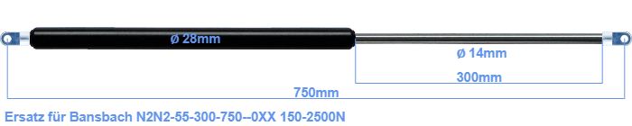 Bansbach N2N2-55-300-750--0XX
