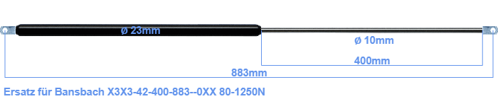 Bansbach X3X3-42-400-883--0XX