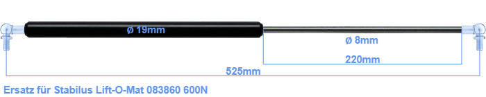 Stabilus Lift-O-Mat 083860