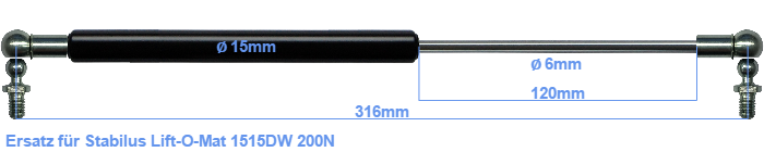 Stabilus Lift-O-Mat 1515DW