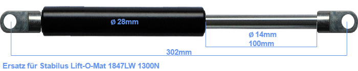 Stabilus Lift-O-Mat 1847LW