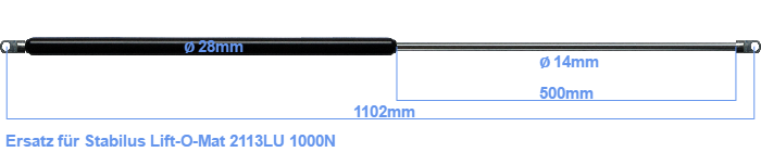 Stabilus Lift-O-Mat 2113LU