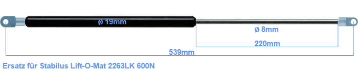 Stabilus Lift-O-Mat 2263LK