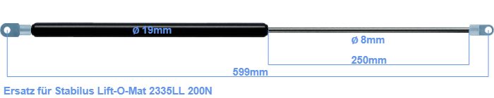Stabilus Lift-O-Mat 2335LL