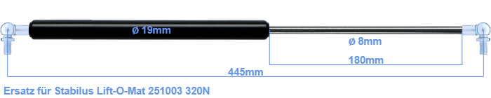 Stabilus Lift-O-Mat 251003