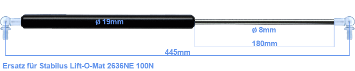 Stabilus Lift-O-Mat 2636NE