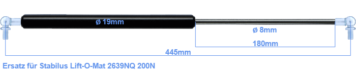 Stabilus Lift-O-Mat 2639NQ