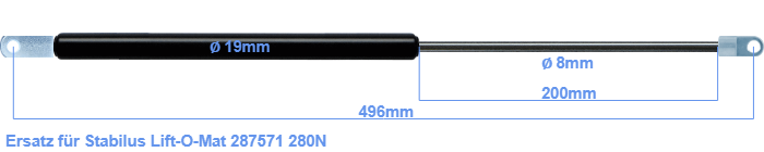 Stabilus Lift-O-Mat 287571