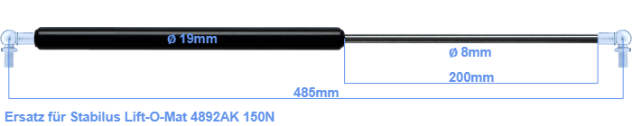 Stabilus Lift-O-Mat 4892AK
