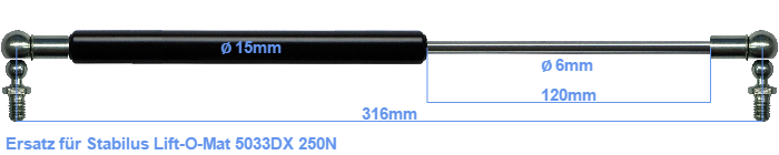 Stabilus Lift-O-Mat 5033DX