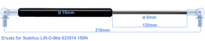 Stabilus Lift-O-Mat 623574