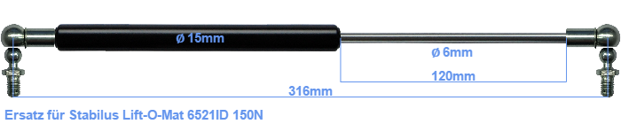Stabilus Lift-O-Mat 6521ID
