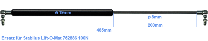 Stabilus Lift-O-Mat 752886