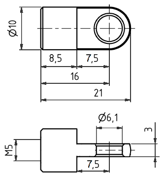 2x Gasdruckfeder Ersatz für LIFT-O-MAT 300N