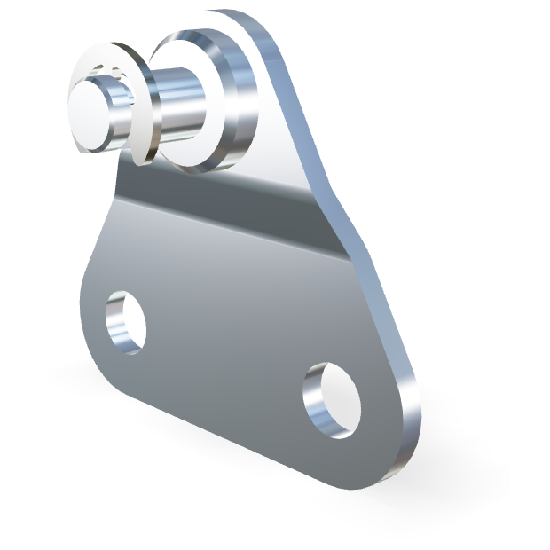 Seitenbeschlag 4mm (max. 180N)